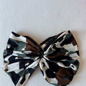 Norma Kamali Camo Turban Headband